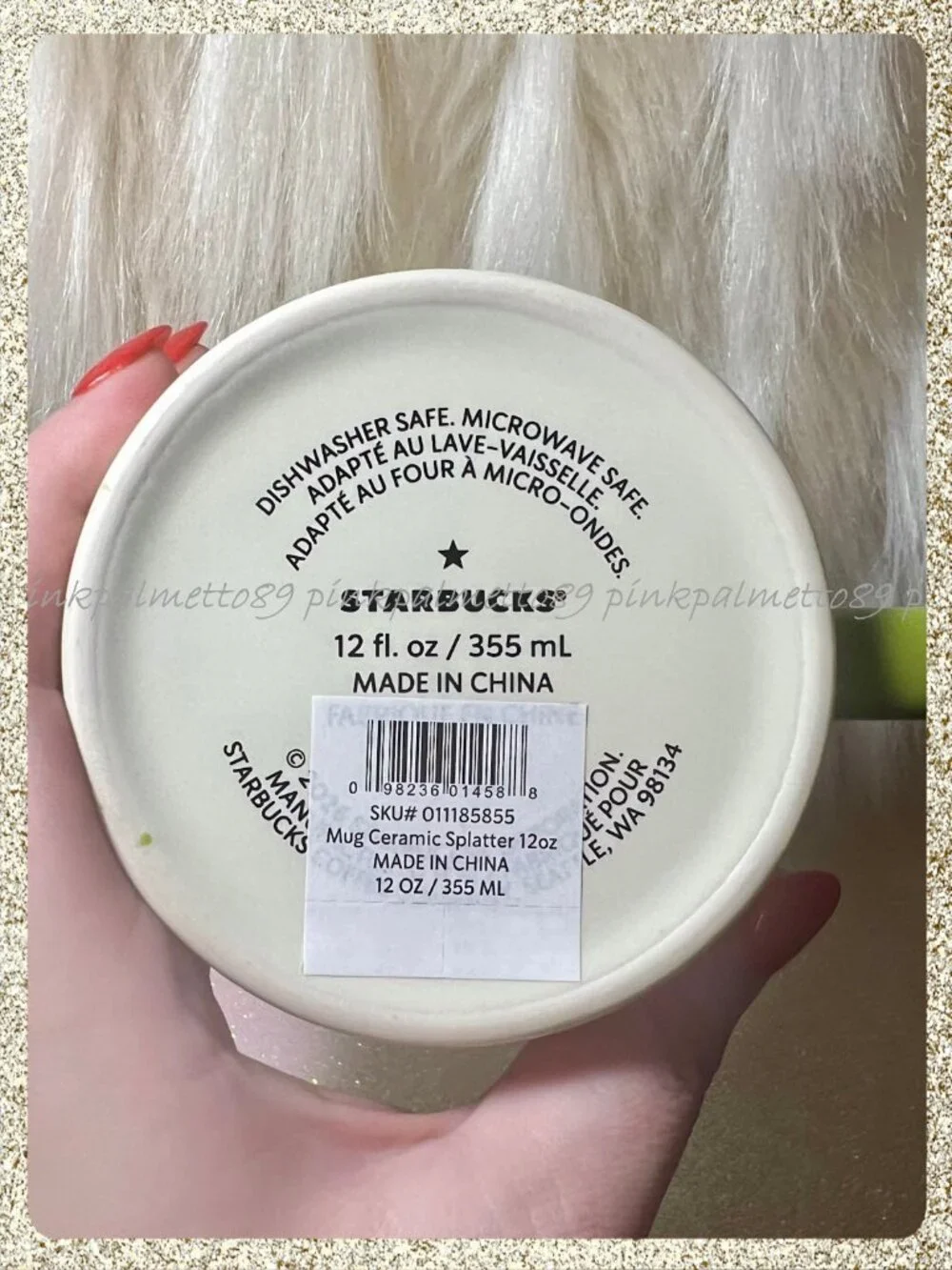 💚 NWT 2026 Starbucks Spring Matcha Splatter 12oz Ceramic Mug